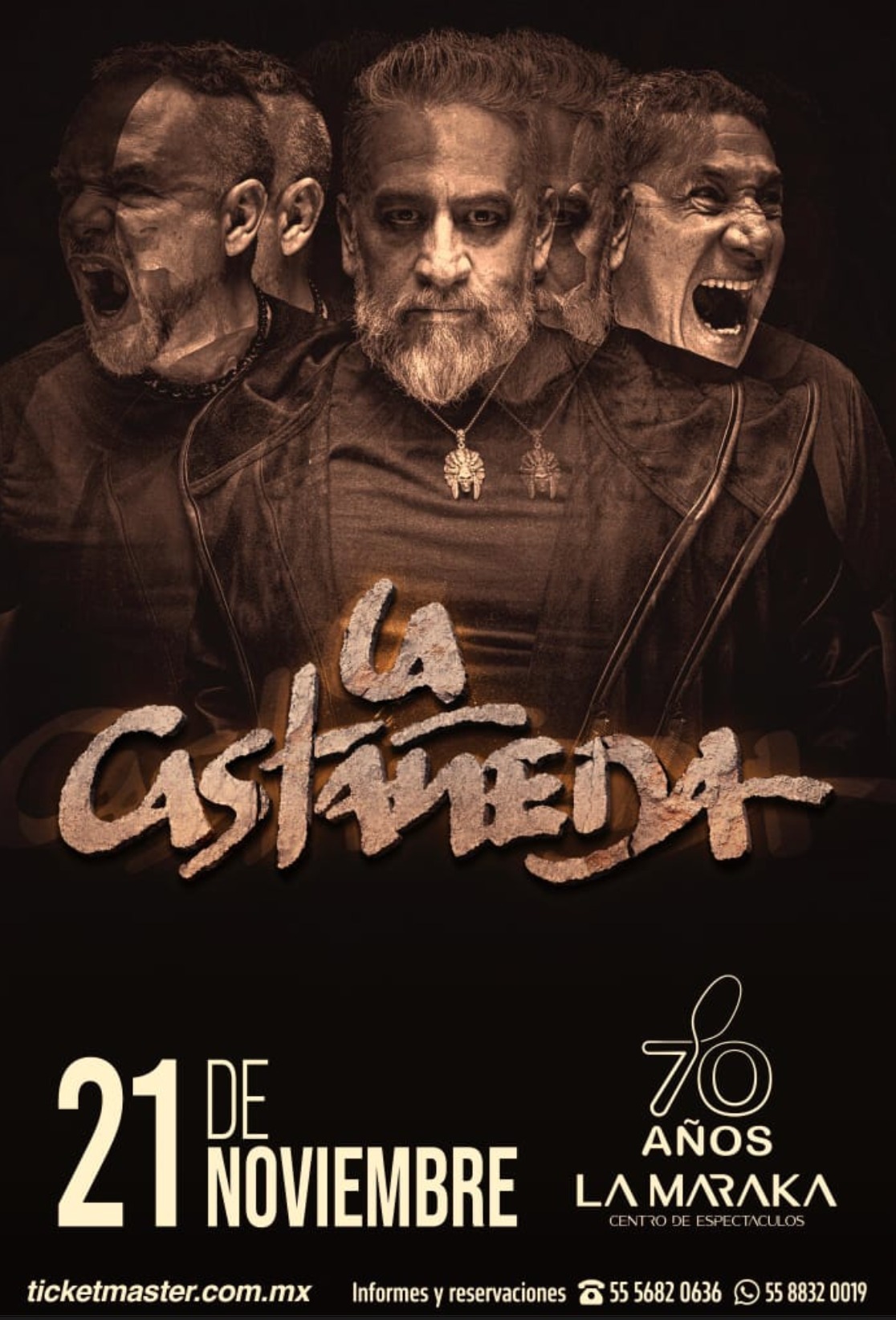 La Castañeda encenderá La Maraka con una noche de rock y locura